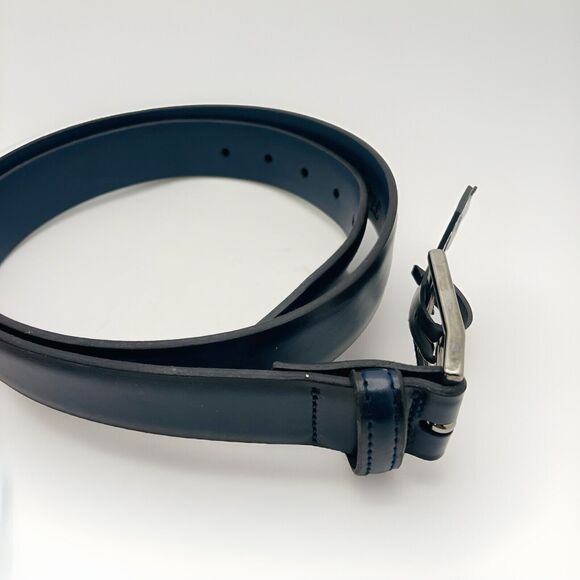 Mens Florsheim Carmine Dress Belt NEW Navy Blue Leather, Size 40 [FL5006-220] - Picture 4 of 4